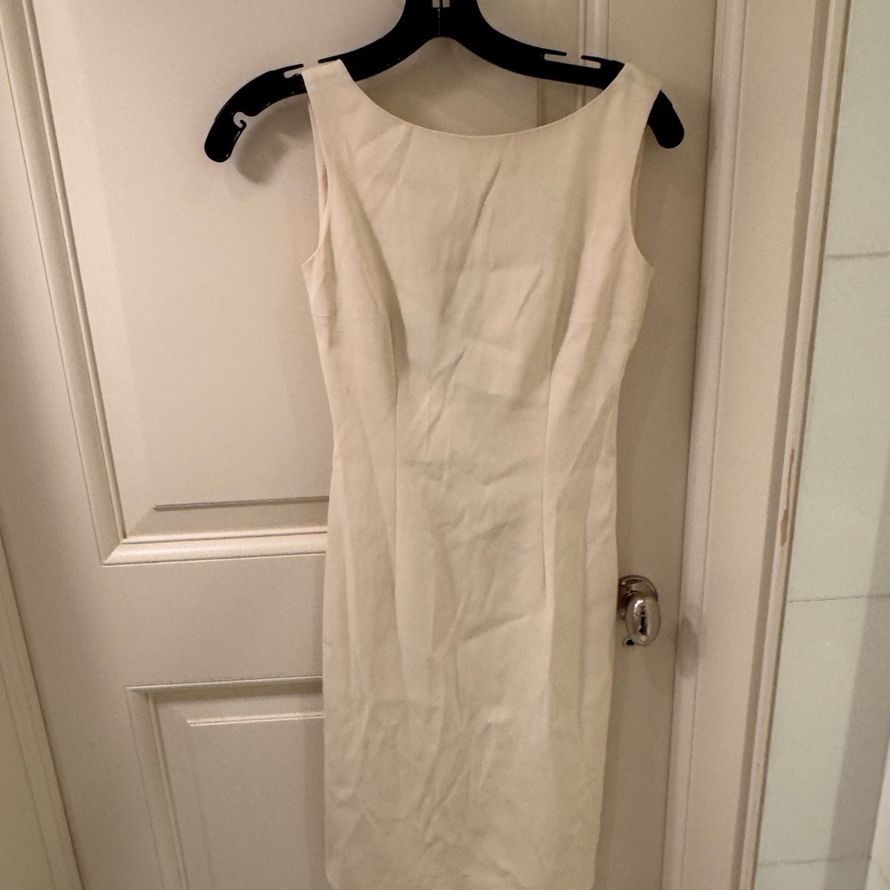 Moschino Cream Mini Dress